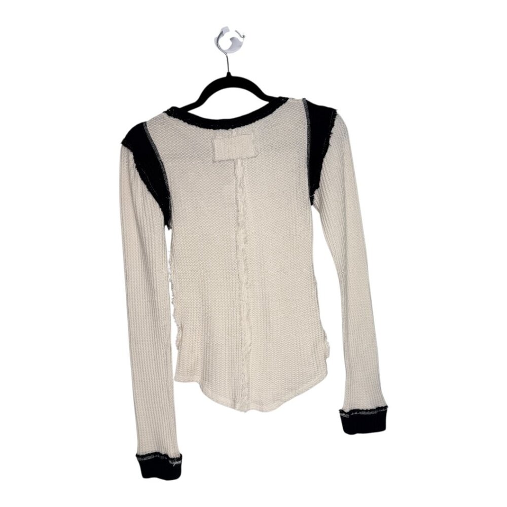 WE THE FREE by Free People | White Waffle Top – Size M (NWT)